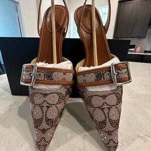 Coach Brown and Tan Heels